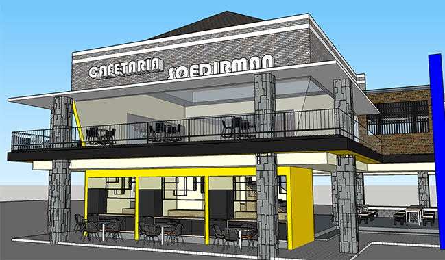 Pengerjaan Proyek Pembangunan BPD Center dan Cafetaria Soedirman Sudah Dimulai