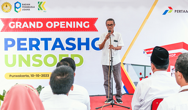 Rektor Resmikan Pertashop UNSOED