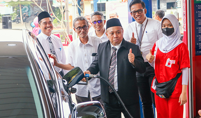 Rektor Resmikan Pertashop UNSOED