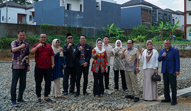 Anggota Komisi V DPR RI Novita Wijayanti Mengunjungi Lokasi Pembangunan Rusunawa 2 Unsoed