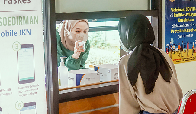 Calon Mahasiswa Baru UNSOED Jalur SNBP Tahun 2023 Jalani Cek Kesehatan dan Tes Napza