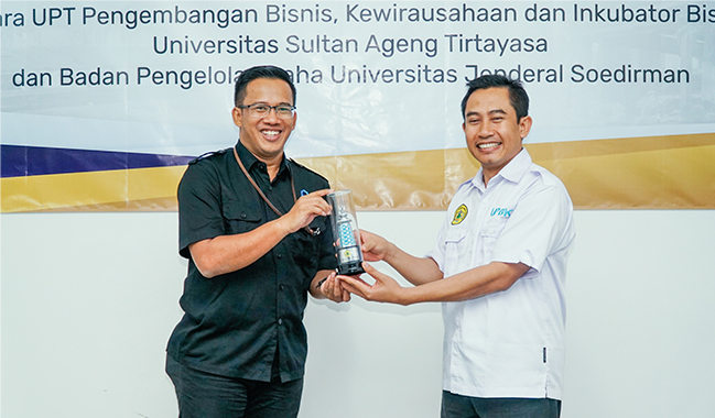 Knowledge Sharing Pengelolaan Unit Usaha antara BPU Unsoed dan Untirta